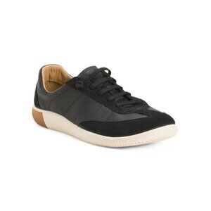 KEEN Black Leather Knx T Toe Sneakers